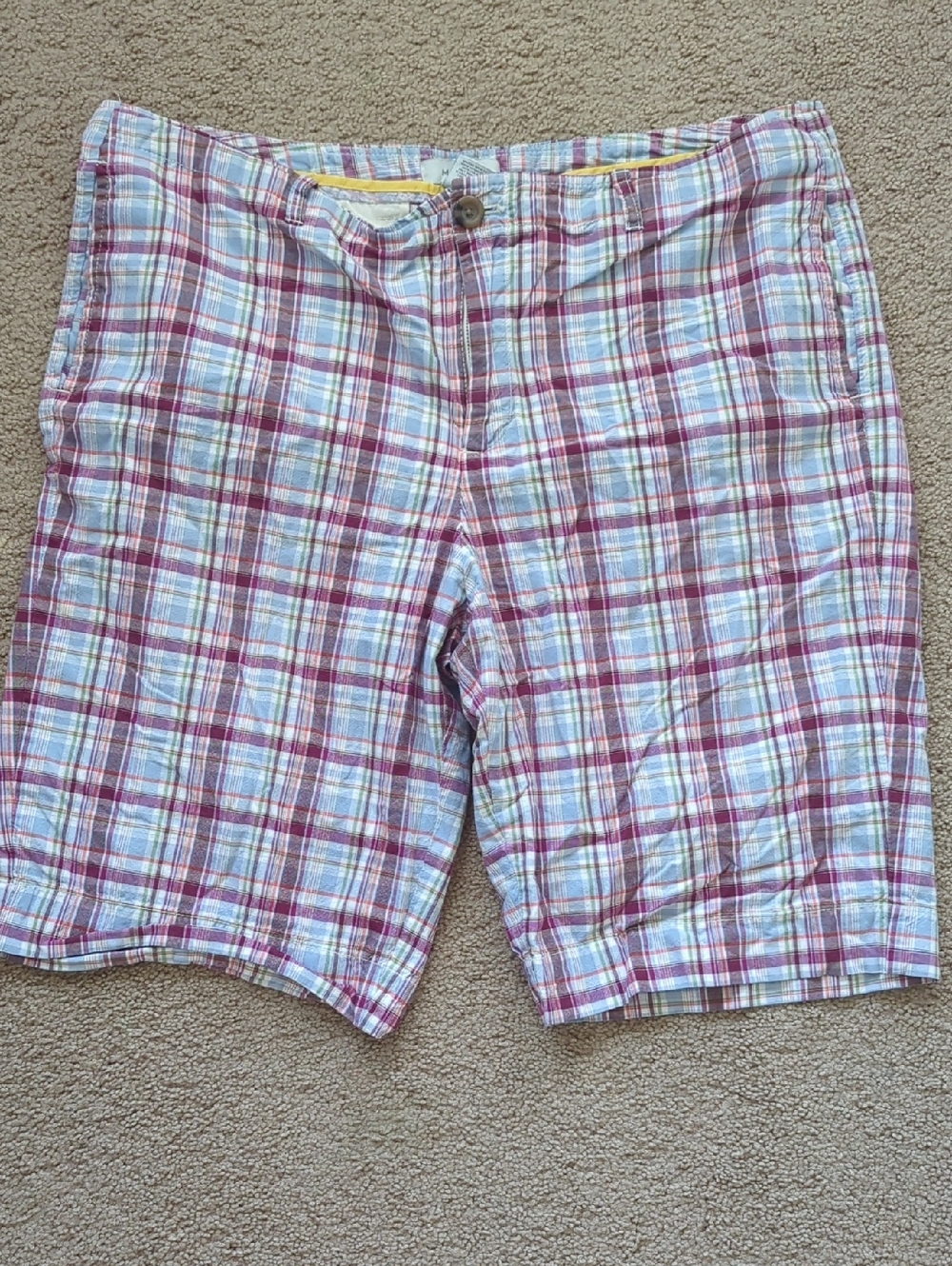 Merona Plaid Bermuda Shorts Size 18